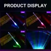 12pcsset 3 Modes LED Light Up Rod Glow Fiber Optic Wands Flash Star Moon Sticks Toys Christmas Birthday Wedding Party Favors 240108