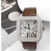 Högkvalitativ is ut VVS 1 39,8 mm män Moissanite Watch Pass Diamond Testare