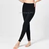 Femmes Yoga Jogging à manches longues avec veste polaire Wear Ladys No Embarrasment Line Hip Lift Tight Taille haute Nude Fiess Pantalon d'exercice Gym