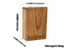 Leafman Wood Dogout Case 102 mm手作りの木製ダグアウトセラミックワンヒッターメタルクリーニングツールタバコ喫煙パイプWhole4287052