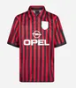 1998 1999 2000 Shevchenko Maldini Retro Soccer Jerseys 99 00 2002 2003 Bierhoff Milan Vintage Classic Rivaldo Boban Gattuso Home Football Shirt