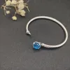 3MM Câble Classique DY Designer Bracelets torsadés S925 Argent Sterling Noir Onyx Et Pavé Diamant Bracelet Pour Femmes Bijoux Cadeau Pour Hommes