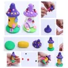 24 PCS DIY Polymer Clay Baking Hand Thring Kit Puzzle Modeling Baby Handprint Slime Slimes Fun Toys for Children Y240108