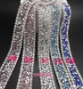 shipwedding crystal rhinestone banding trim2yardslotfancy bridal dress decorative trimwedding cake decorative chain7318394