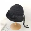 Inverno Plus Velluto Pelliccia di volpe sintetica Cappello da donna Benna Caldo Addensare Berretti da esterno Cappello da pescatore Moda Donna Cappellino Panama antivento 240108