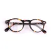 2018 nouvelles montures de lunettes Vintage OV5186 Gregory Peck acétate lunettes rondes cadre hommes lunettes femmes avec étui d'origine290U