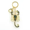 JINGLANG Fashion Gold Color Metal Lobster Clasp Keyrings Clover Charms Keychain For Women Handbag Luxury Jewelry 240109