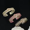 New Bracelet Diamond Bangle Designer Lover Bracelet Letter For Woman Fashion Jewelry