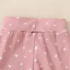 Set di abbigliamento Estate Bambini Neonate Vestiti Completi Senza maniche Backless Halter Tute a costine Pantaloni svasati Neonato Vacanza Spiaggia