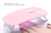 Home Nail Lamp 6w Mini Fingernail Dryer White Pink Uv LED Lamp Portable Usb Interface Very Convenient For HomeUse8906336