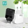 Adaptadores de parede multiporta 2PD 30W carregador de laptop para telefone UE / EUA / Reino Unido adaptado para iphone Samsung Smart phone