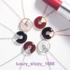 Topkwaliteit autobanden ketting voor dames online winkel Amulet ins sleutelbeen rood zwart agaat originele trui lang met originele doos