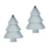 Servis uppsättningar 2st Snack Appetizer Trays Christmas Tree Shape Dessert Serverande rätter Platter Tray Fruit Cheese