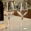 Verres à vin en plastique américain Transparent incassable Silicone plastique verre à vin tasses Bar maison gobeletAmerican Tritan matériel YQ240105