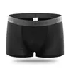 Underpants Men's Boxers Briefs Sexy Lingerie Chubby Fitness Shorts Bear Large Size Fashion U-shaped Underwear Solid Color