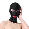 Exotische Fetisch-Accessoires von Sexy Elasticity Vollgesichts-Augenmaske mit offenem Mund für Männer Frauen Sexspiele Flirt Erotikprodukte 240109