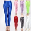 Women's Pants Large Size Shiny Gloss Leggings Ultra-thin Nine-point Pencil Women Fashion High Waist Elastic Tights Trousers Quality