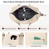 Bags Duffel Bags Travel Duffel Bag Sports Tote Gym Bag Shoulder Weekender Overnight Bags for Women with Trolley Sleeve Foldable