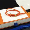 Joyería de marca de diseñador para mujer, pulsera de cuero de burro, pulseras clásicas ajustables de cuatro colores, regalo sorpresa de moda para hermana