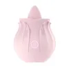 Andra hälsoskönhetsartiklar Partihandel Rose Flower Shape Nipple Vibration Tongue Vibrator Clitoral Sucking Suction Clot Sucker Dildo Toys Womens Dr Otbde