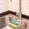 Kitchen Storage Convenient Sink Sponge Holder Washing Brush Drainer Stainless Steel Rack