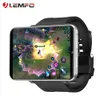 Montres Lemfo lemt 4G 2,86 pouces écran intelligent montre Android 7.1 3 Go 32 Go 5MP Caméra 480 * 640 Résolution 2700mAh Batterie Smartwatch Men