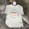 3xl CC 4XL-kanaler C Neck Mäns T-shirts Rundkläder Frankrike Trendy Sleeve Letter Graphic Coach Print Par Short Fashion Cotton Tops Tees 1JMO 662i NXT7