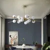 Lampadari Nordico Moderno Lampada a Sospensione di Lusso Semplice Fagiolo Magico Molecolare Lampada a Sospensione Sala da Pranzo Soggiorno Camera da Letto Lampadario