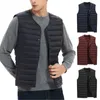 Men's Vests Winter Waistcoat Outwear Men Vest Slim Fit Thermal Chic Heat Retention