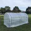 Indoor Outdoor Garden Tunnel Greenhouse Cover Winter Plant Freeze-proofing Waterproof Green House Warm Room Cover Without Frame 240108