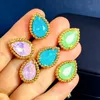 Fashion Retro Gold Round brand BB letter enamel colored earrings Earrings for Women men Design jewelry Elegance Earrings E5765