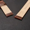 Quick Release Genuine Leather Watchband 20mm 22mm 빈티지 오일 왁스 가죽 스트랩 시계 액세서리 240109