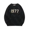 Essentialsweatshirts ess mgła 1977 bluzy bluzy bluzy męskie mens pullover moda mody ograniczona swobodne skoczki z kapturem listy 3D 3D