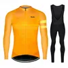 Ensembles de course RAUDAX manches longues noir cyclisme vêtements de vélo respirant vêtements de montagne costumes Ropa Ciclismo Verano Triathlon