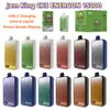 EU 15000 Puff Vape Jam King e cigarette 24ml disposable vape Pod Juice Screen Display 12 Flavors 2% 3% 5% Nic Level Mesh Coil Rechargeable 650mAh Battery puff 8000 9000