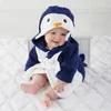 Children's Bathrobes Lovely Bathrobe Kids Baby Boy girl Bath Robes Cotton Warm Pajamas Animal Kids Bath Robes 240108