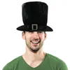 Basker platt topp hatt vuxen kostym cosplay party huvudbonader unisex scen rekvisita