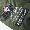 2024 남자 폭격기 재킷 힙합 전술 군용 군용 오토바이 재킷 MA-1 파일럿면 코트 남성 야구 큰 크기