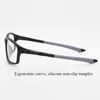 BCLEAR DESIGN Uomo Montature per occhiali sportivi TR90 Occhiali Sport all'aria aperta Cornice rettangolare Miopia Occhiali da vista da ciclismo 240109