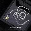 Chaînes JYJIAYUJY Entier Original Sterling Silver S925 Collier En Stock Gold Heart Design Bijoux De Mode Cadeau Utilisation Quotidienne N192