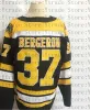 Man Reverse Retro Patrice Bergeron Jersey Brad Marchand David Pastrnak Zdeno Chara Charlie McAvoy Tuukka Rask Bobby Orr Hockey Black White S 88