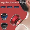 Body Scraping Massage Smart Electric Vacuum Cupping Heating Suction Cup Device Back Neck Arm Massger 240108