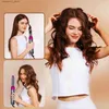 Ds VS Dryers Professional Hot Air Brush 5 In 1 Styler Blow Dryer Comb Electric Curling Iron Hair Straightener Styling Tools Q240109 MIX LF