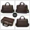 Westal Mens Bag 진품 가죽 남자 노트북 14 메신저 비즈니스 포트폴리오 문서 A4 7022 240109