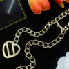 Women Luxury channel Designer Letter Pendant Necklaces Simple 18K Gold Plated Crysatl Pearl Rhinestone Sweater Newklace Wedding Party Jewerlry Accessories