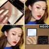 Highlighter Makeup Shimmer Powder Palette Highlight Face Contour Golden Bronzer Contour for Dark Skin 240106