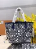 Den senaste denim Mommy Bag Fashion All-Matching Large Capacity Shopping Bag 45*30*18