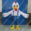 Costume de mascotte de poupée de poulet mignon, robe de soirée fantaisie d'halloween, tenue de personnage de dessin animé, costume de carnaval, taille adulte, tenue d'extérieur d'anniversaire