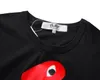 Designer TEE Men's T-shirts CDG Com Des Garcons Big Heart T-shirt Top XL Brand New With Tags