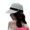 Designer Ball Caps Zomer dames stro geweven ademend buiten zonwering eend tong hoed sport toerisme honkbalhoed tij direct kamp GY1U
